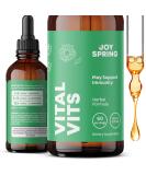 Vital Vits Kids Immune Support Daily Multivitamin with Burdock Root & Elderberry - Liquid Drops 2oz - Buy Online on GoSupps.com