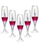 25 PCS Wineglass Shaped Lip Gloss Tubes 5ML (Red) - Cute Lip Gloss Container - Buy Online on GoSupps.com