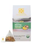 Organic Lemon Ginger Pregnancy Tea for Nausea Relief - Caffeine-Free, USDA Certified - 20 Count Pack - Up to 40 Servings - Buy Online on GoSupps.com