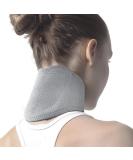 Neck Support Heating Pillow with Self-Heating Magnets & Turmaline - Adjustable Neck Bandage for Pain Relief Stiff Neck Headache Migraine & Rheumatoid Arthritis - Gray - Buy Online on GoSupps.com