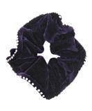 Topkids Luxury Velvet Hair Scrunchie with Rhinestones Sparkly Purple Accessory for Girls & Women | Buy Internationally - Buy Online on GoSupps.com