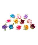 Pet Show Assorted Color Flowers Dog Hair Bows - Pack of 20pcs - Buy Online on GoSupps.com