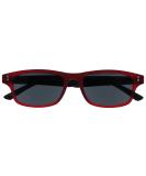 UV Reader Rubberized Red Black Reading Glasses UV400 for Men & Women - +2.50 Diopters Pack of 1 - Buy Online on GoSupps.com