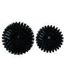 Igelball Hard Massage Ball for Pain Relief - Nubbly Foot Hand & Back Massage | Myofascial Relaxation & Plantar Fasciitis Relief (Black) - Buy Online on GoSupps.com