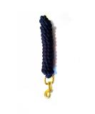 Horse/Pony Cotton Lead Rope with Brass Clip 1.8m (Navy) - Buy Online on GoSupps.com