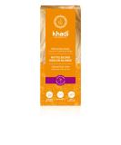 Khadi Middle Blond Plant Hair Color - 100% Natural & Vegan 100g | Lively Medium Blonde to Glossy Red Blonde | Organic Hair Color for Vibrant Results - Buy Online on GoSupps.com