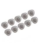 10 Pcs Black Layer Hearing Aid Domes for Phonak Audeo - Medium Size 8mm - Soft Replacement Domes for Elderly & Hearing Impairments - Buy Online on GoSupps.com