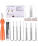 30 PCS Wool Felting Needles Set with 3 Sizes & Tool for DIY Projects - Buy Online on GoSupps.com