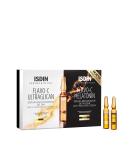 ISDIN Isdinceutics Day and Night Pack | Flavo-C Ultraglican (10 ampoules) and Flavo-C Melatonin (10 ampoules) | Daily Antioxidant Serum and Night Recovery Serum - Buy Online on GoSupps.com