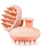 Beautlohas Scalp Massage Brush - Silicone Head & Shampoo Brush for Improved Blood Flow & Hair Growth | Wet & Dry Use | 2 Pink - Buy Online on GoSupps.com