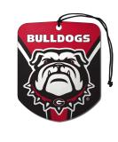 NCAA Georgia Bulldogs Hanging Car Air Freshener 2 Pack - Black Ice Scent, Odor Eliminator, Shield Design with Team Logo | FANMATS 61611 - Buy Online on GoSupps.com