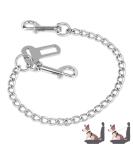 Efuturime Bite-Resistant Dog Leash Chain 53cm | Durable Stainless Steel Seat Belt for Dogs & Cats | Ideal for Small & Large Breeds - Buy Online on GoSupps.com