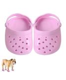 2 Pcs Pet Dog Crocs Breathable Summer Dog Shoes Comfortable Rubber Dog Sandals with Anti-Slip Sole for Puppy Small Dog Pet Festival Photo Shooting - Buy Online on GoSupps.com