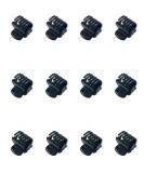 12 Mini Hair Claw Clips Clamps Small Plastic Hair Clips Pins Grips Womens Girls Hair Accessories size 1CM (Black) - Buy Online on GoSupps.com