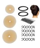 Timeset 29-Part Hair Styling Set - Chignon Bun Maker Hairpins & Elastic Bands for Effortless Hairstyles - Buy Online on GoSupps.com