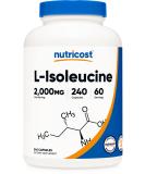Nutricost L-Isoleucine 2000mg Per Serving, 240 Capsules (60 Servings) 240 Count (Pack of 1) - Buy Online on GoSupps.com