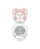 Dr. Brown's Prevent Classic Animal Faces T1 Pacifier for Babies - Pink & Purple (2 Units) | International Shipping Available - Buy Online on GoSupps.com