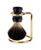 Men's Gold Stainless Steel Shaving Brush Stand | Premium Shaver Holder for Home & Travel | Luxury Shaving Accessories - Buy Online on GoSupps.com