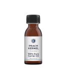Mystic Moments Peach Kernel Oil 125ml | Pure Natural Oil for Hair Face Nails Aromatherapy & Vegan Massage - GVO-Free - Buy Online on GoSupps.com