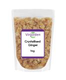 Virgolden Crystallised Ginger 1kg - Natural Source of Energy and Fiber for a Super Healthy Snack - Buy Online on GoSupps.com