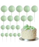 Astaron 20 Pack Light Green Mini-Balloons Cake Topper - Perfect for Weddings Birthdays & Baby Showers Decorations - Buy Online on GoSupps.com