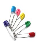 30 Pack Baby Cloth Diaper Nappy Pins - Size L | Child Safety Locking Clips - Buy Online on GoSupps.com