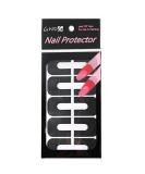 wirlsweal 10Pcs/Set Nail Edge Sticker Good Ductility Protect Finger Ultra Thin Spill Prevention Stick Peel Off Tape for Salon Nail Peel Black - Buy Online on GoSupps.com
