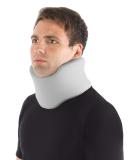 Toros Group Adjustable Ruff Neck Support Tie - Soft 100% Cotton Cervical Relief for Spine Muscle & Joint Pressure - Large Gray 12cm - Buy Online on GoSupps.com