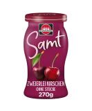 Schwartau Samt Cherry Fruit Spread - Smooth Two Kinds of Cherries 270g | Stone-Free & Piece-Free Delicacy for International Shipping - Buy Online on GoSupps.com