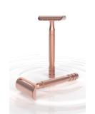 Safety Razor for Men and Women | Double Edge Razor Blades | Eco-Friendly & Zero Waste | Rose Gold - Buy Online on GoSupps.com