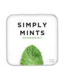 Simply Mints | Peppermint Breath Mints | Pack of Six (270 Pieces Total) | Breath Freshening, Vegan, Non Gmo, Nothing Artificial Peppermint 1.1 Ounce (Pack of 6) - Buy Online on GoSupps.com