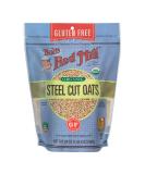 Bob's Red Mill Organic Gluten Free Steel Cut Oats - 24oz | Healthy Breakfast Option - Buy Online on GoSupps.com