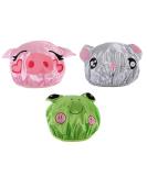 iSuperb Waterproof Cartoon Shower Caps for Kids | Double Layer Kids Shower Caps | Durable & Fun Bath Time Accessories - Buy Online on GoSupps.com