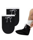 2pcs Cast Sock Over Leg Cast Toe Protector - Adjustable Drawstring Foot Warmer for Ankle, Leg, and Foot Casts - Men Women - Buy Online on GoSupps.com