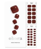 ohora Semi Cured Gel Nail Strips (P Chilly Red) - Works with Any Nail Lamps  Salon-Quality  Long Lasting  Easy to Apply & Remove - Includes 2 Prep Pads  Nail File & Wooden Stick - Buy Online on GoSupps.com