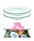 Corleone Replacement Wax Warmer Dishes - Round Glass Bowls for Electric Wax Melter and Burner - Set of 2 - Buy Online on GoSupps.com