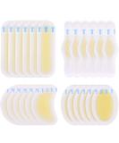 24-Piece Waterproof Blister Gel Guard Bandages for Fingers, Toes, Forefoot, and Heel - Buy Online on GoSupps.com