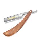 Luxury Gold Etched Straight Razor | Premium Precious Wood Shaft | Classic Wet Shaving Experience - International Shipping Available - Buy Online on GoSupps.com