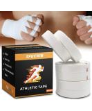 White Athletic Tape (6 Pack 0.5" 10 Yards) - Finger Tape - Medical Tape - Foot Tape - No Sticky Residue & Easy to Tear - for Rock Climbing  Jiu-Jitsu  Grappling  Martial Arts  Hockey Stick  Lifters 0.5 Inch (Pack of 6) - Buy Online on GoSupps.com