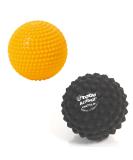 Massage Ball Combo Set: Actiball & 8cm Touch Ball - Yellow Foot Massager for Ultimate Relaxation - Buy Online on GoSupps.com