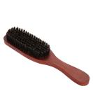 Wild Boar Bristle Hairbrush & Beard Brush for Men - Promotes Beard Growth Mustache Care 21cm | Ideal with Balms & Oils - Buy Online on GoSupps.com