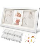 Shop Tenquan Baby Handprint & Footprint Kit - Wooden Frame & Plaster Casting Set | Perfect Gift for Newborns & Babies - International Shipping Available - Buy Online on GoSupps.com