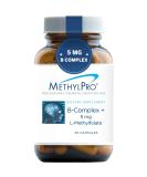MethylPro B Complex + 5mg L-Methylfolate (30 Capsules) - Professional Strength B Vitamins with Folate for Energy Mood + Immune Support - Gluten Free Methyl B12 Active Methyl Folate and B6 as P-5-P - Buy Online on GoSupps.com