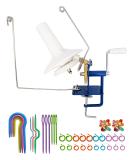 10oz Hand-Operated Yarn Ball Winder | Manual Winder for Yarn/Fiber/Wool | Plastic Needles Included - Buy Online on GoSupps.com