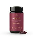 Rubyni Sour Cherry Capsules 90 Vegan Capsules with 360mg Cherry Extract | 100% Pure Cherrycraft | Rich in Polyphenols & Anthocyanins | Lab Tested for Quality - Buy Online on GoSupps.com