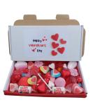 Love Heart Sweets-Wedding Pick n Mix Sweets-Valentines Candy Gifts Red Pink & White Sweets-225g - Buy Online on GoSupps.com