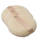 Buy Velour Cotton Powder Puff Pack of 3 - 7.9 cm Round Soft & Durable for Flawless Makeup | International Shipping Available - Buy Online on GoSupps.com