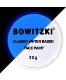 Bowitzki 30g Professional Face Paint Body Paint Water Based Face painting Makeup Safe for Kids and Adults Split Cake Single Color Halloween Christmas (Neon White) - Buy Online on GoSupps.com