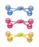 Buy Besportble Butterfly Ball Hair Rings - 3 Pairs of Elastic Hair Bands | Handmade Women's Hair Accessories | Colorful Hair Clips for Girls - Buy Online on GoSupps.com
