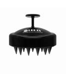 Heeta Scalp Massage Brush for Wet & Dry Hair - Soft Silicone Shampoo Brush for Gentle Head Massage - Black 04 - Buy Online on GoSupps.com
